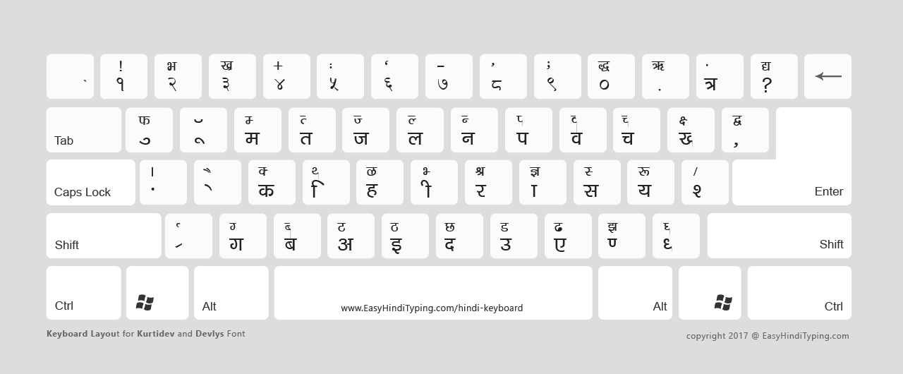 kruti dev hindi font for windows 10